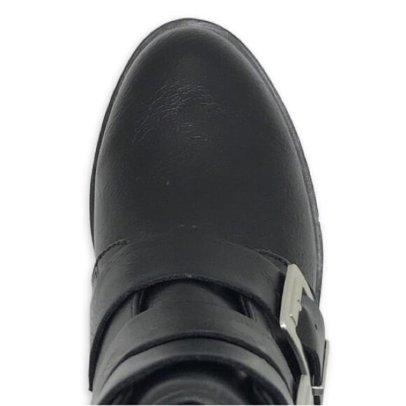 NWT Time and Tru Women's Three Buckle Bootie Faux Leather 6.5 - Picture 5 of 10